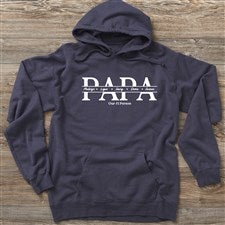 Our Dad Personalized Hanes® Adult ComfortWash™ Hoodie - 34732-CWHS