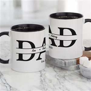 Our Dad Personalized Coffee Mug 11 oz.- Black - 34733-B