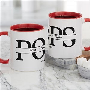 Our Dad Personalized Coffee Mug 11 oz.- Red - 34733-R