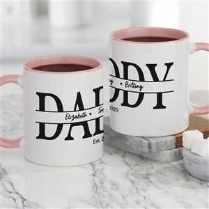 Our Dad Personalized Coffee Mug 11 oz.- Pink - 34733-P