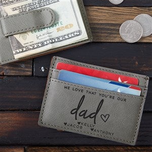 Love That Youre My Dad Personalized Money Clip Wallet - 34742