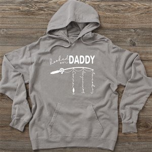 Hooked On Dad Personalized Hanes Adult ComfortWash Hoodie - 34925-CWHS