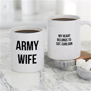 Military Expressions Personalized Coffee Mug for Her 11oz White - 34954-W