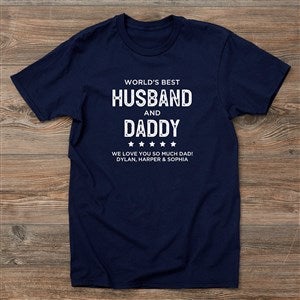 Worlds Best Man Personalized Hanes Adult T-Shirt - 34958-AT