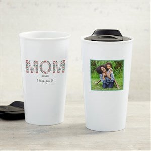 Butterfly Mom Photo philoSophies Personalized 12 oz. Double-Wall Travel Mug - 34974