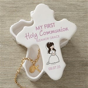 Communion Girl philoSophies® Personalized Cross Box - 35055