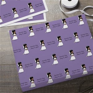 Communion Girl philoSophies® Personalized  Wrapping Paper Sheets - Set of 3 - 35061-S