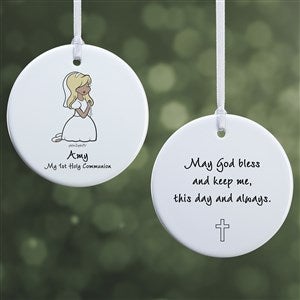 Communion Girl philoSophies Personalized Ornament - Glossy 2 Sided - 35066-2