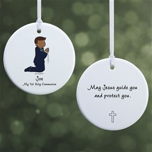 Communion Boy philoSophies®  Personalized Ornament-2.85 Glossy - 2 Sided - 35067-2