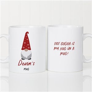 Gnome Personalized Coffee Mug 30 oz.- White - 35103-LM