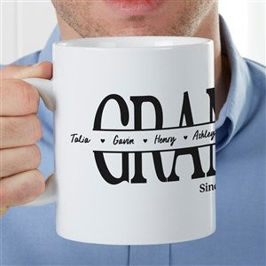 Our Dad Personalized Coffee Mug 30 oz.- White - 35114-L