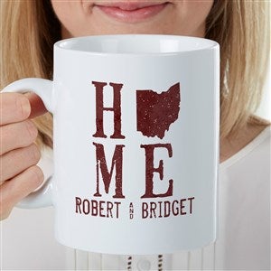 "State" of Love Personalized 30 oz. Oversized Coffee Mug - 35201