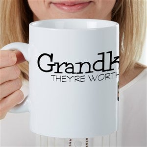 Theyre Worth Spoiling Personalized 30 oz. Oversized Coffee Mug - 35209