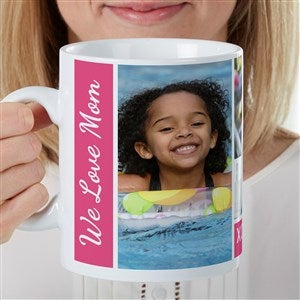Family Love For Her Photo Collage Personalized 30 oz. Oversized Coffee Mug - 35303