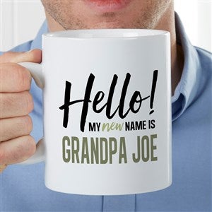 My New Name Is... Personalized 30 oz. Oversized Coffee Mug - 35312