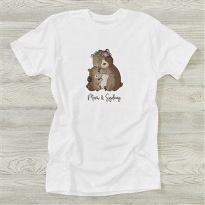Parent & Child Bear Personalized Hanes Adult T-Shirt - 35374-AT