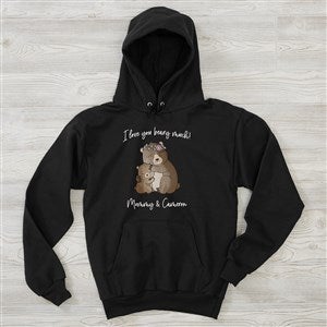 Parent  Child Bear Personalized Hanes® Adult Hooded Sweatshirt - 35375-BHS
