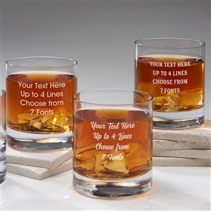 Write Your Own Engraved 14oz. Whiskey Glass