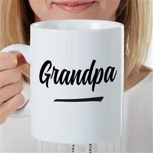 Established Personalized 30 oz. Oversized Coffee Mug For Grandpa - 35413