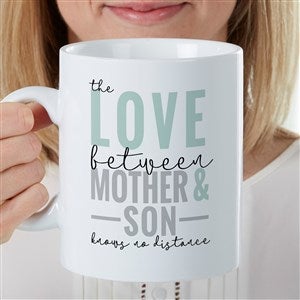 Love Knows No Distance Personalized 30 oz. Oversized Coffee Mug for Mom - 35415