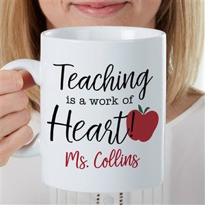 Inspiring Teacher Personalized 30 oz. Oversized Coffee Mug - 35482