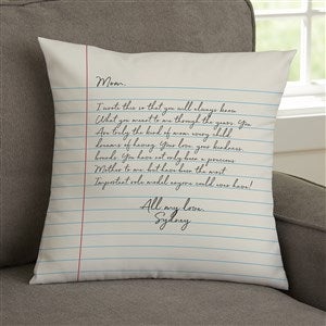 Letter To Mom Personalized 14 Throw Pillow - 35499-S