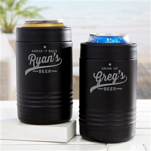 Brewing Co. Personalized Stainless Insulated Can Holder - 35597