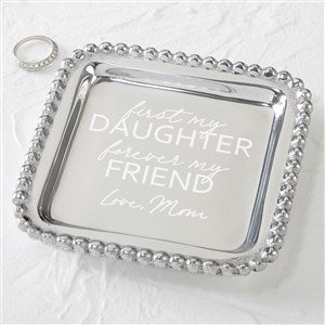 Mariposa® First My Daughter Personalized Square Jewelry Tray - 35700