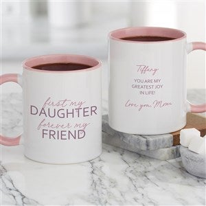 First My Daughter Personalized Coffee Mug 11 oz.- Pink - 35701-P