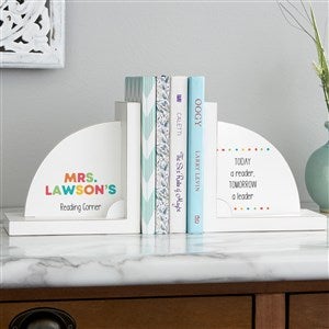 Teachers Classroom Personalized Wood Bookends - 35717