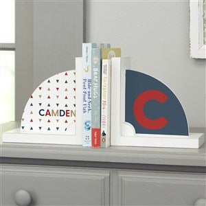 Mix  Match Personalized Wood Bookends - 35721