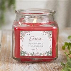 My Sister Personalized 10 oz. Cinnamon Spice Candle Jar - 35741-10CS