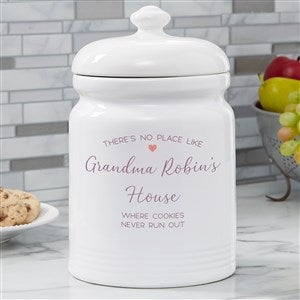 No Place Like Personalized Grandparents Cookie Jar - 35787