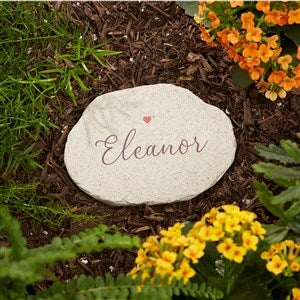 No Place Like Personalized  Round Garden Stone - 4.25 x 6 - 35791-S