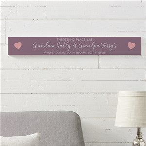 No Place Like Personalized Grandparents Wooden Sign - 35793