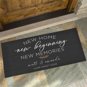 New Home, New Memories Personalized Doormat - 24x48 - 35815-O