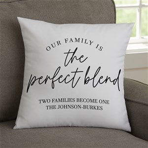 The Perfect Blend Personalized 14x14 Throw Pillow - 35836-S