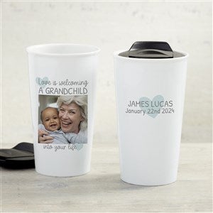Love Is Welcoming a Grandchild into your Life PZ 12 oz. Double-Walled Travel Mug - 35923