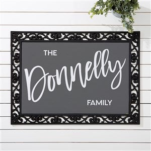 Bold Family Name Personalized Doormat- 18x27 - 35926