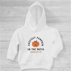 Coolest Pumpkin In The Patch  Personalized Toddler Hooded Sweatshirt - 35973-CTHS