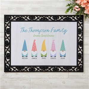 Spring Gnome Personalized Doormat- 18x27 - 36015-S