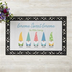 Spring Gnome Personalized Doormat- 20x35 - 36015-M