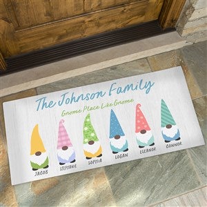 Spring Gnome Personalized Oversized Doormat - 24x48 - 36015-O