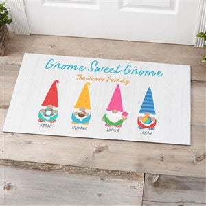 Summer Gnomes Personalized Doormat- 20x35 - 36024-M