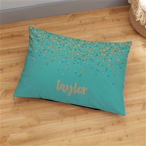 Sparkling Name Personalized 22x30 Floor Pillow - 36132-S
