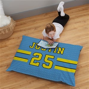 Sports Jersey Personalized 30x40 Floor Pillow - 36136-L