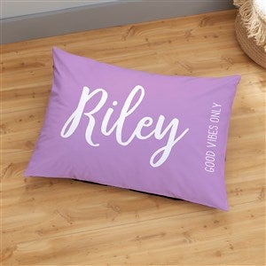 Scripty Style Personalized 22x30 Floor Pillow - 36139-S