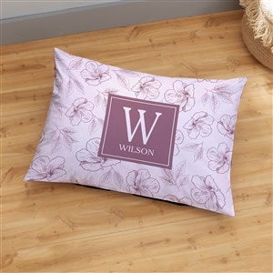 Custom Pattern Monogram Personalized 22x30 Floor Pillow - 36144-S