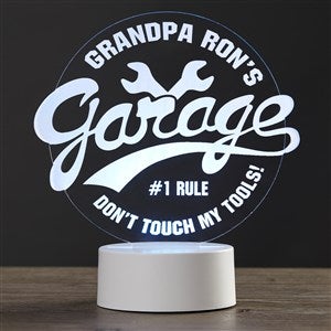 His Garage Personalized LED Sign - 36156