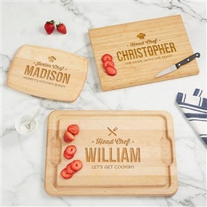  Executive Chef Bamboo Cutting Board with